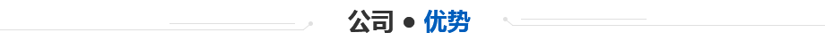 公 司 ● 優 勢 公 司 ● 優 勢